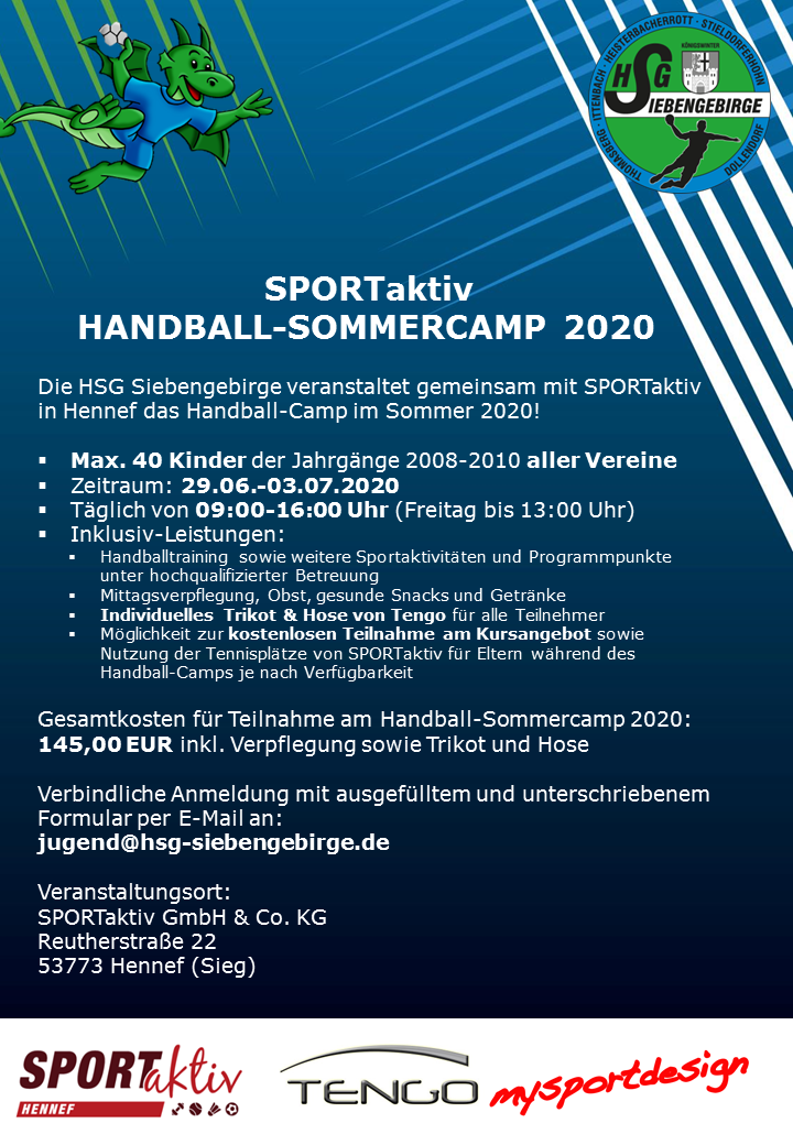 SPORTaktiv HSG SOMMER CAMP 2020 V3