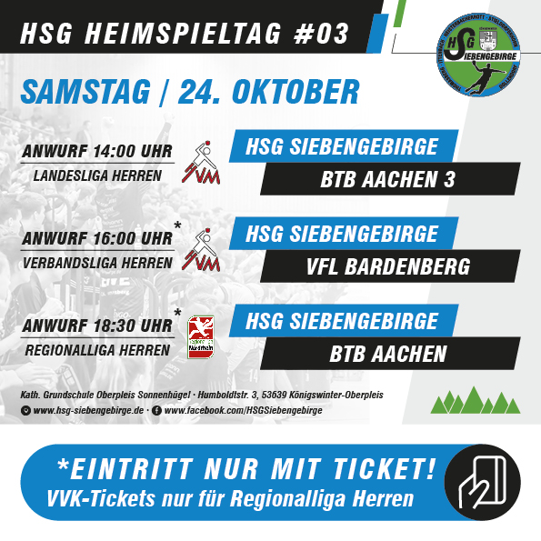 HSG Heimspieltag 24 10 2020